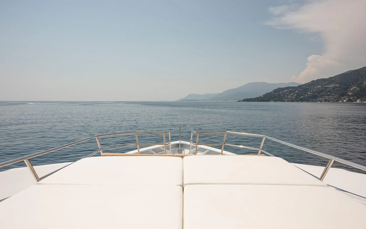 a boat on the water aboard BLUE STAR Yacht for Sale