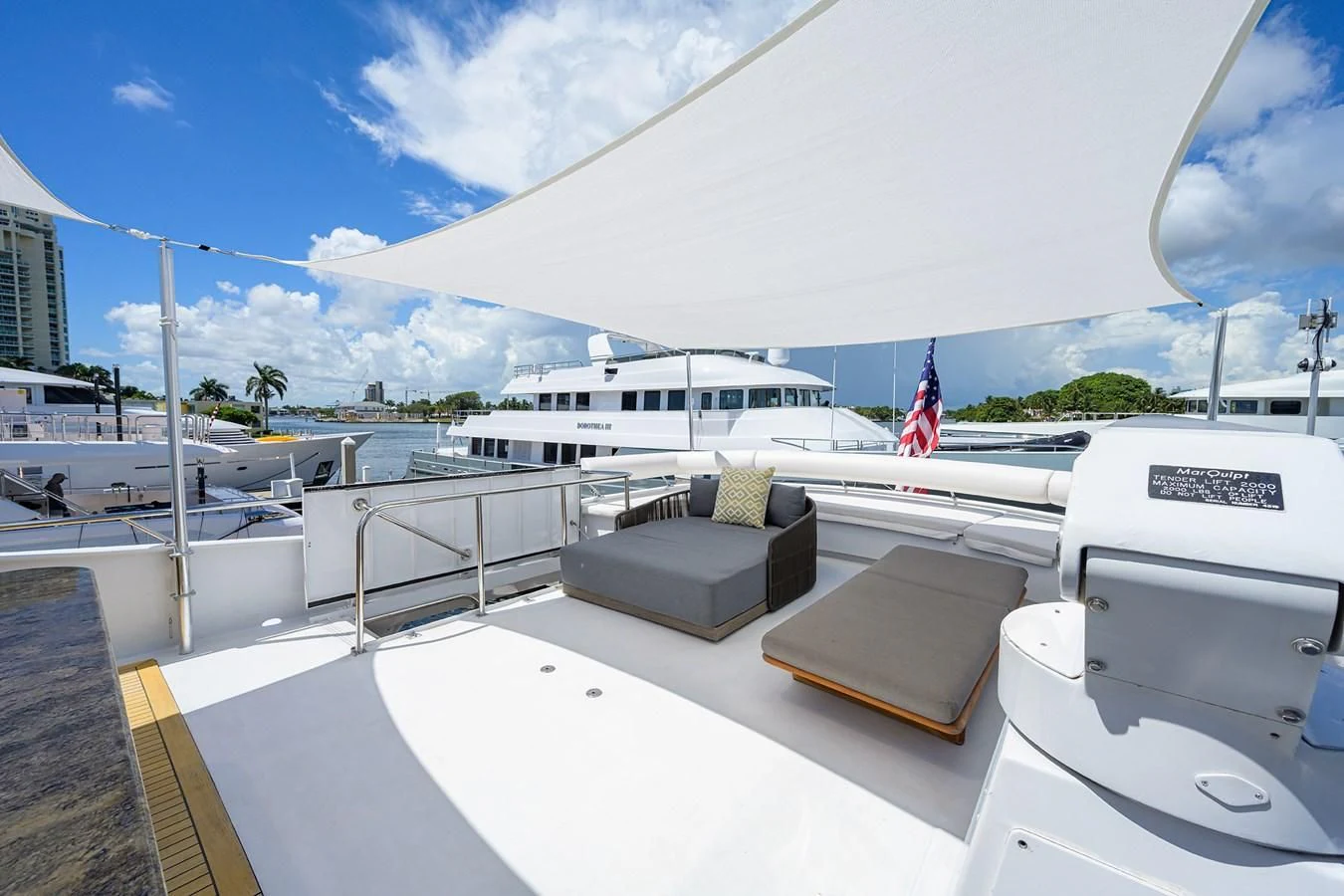 a boat on the water aboard OCEAN DRIVE Yacht for Sale