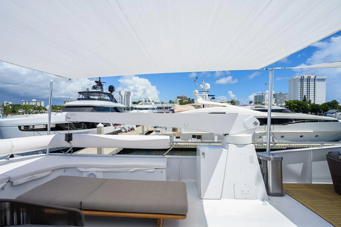 a group of yachts in a row aboard OCEAN DRIVE Yacht for Sale