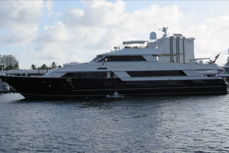a large ship on the water aboard OCEAN DRIVE Yacht for Sale