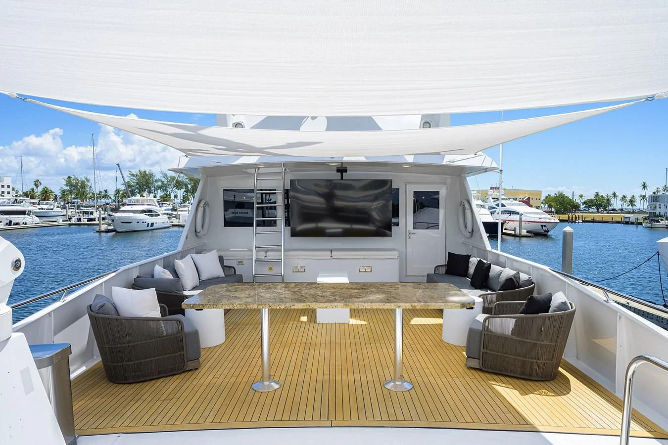 a boat on the water aboard OCEAN DRIVE Yacht for Sale