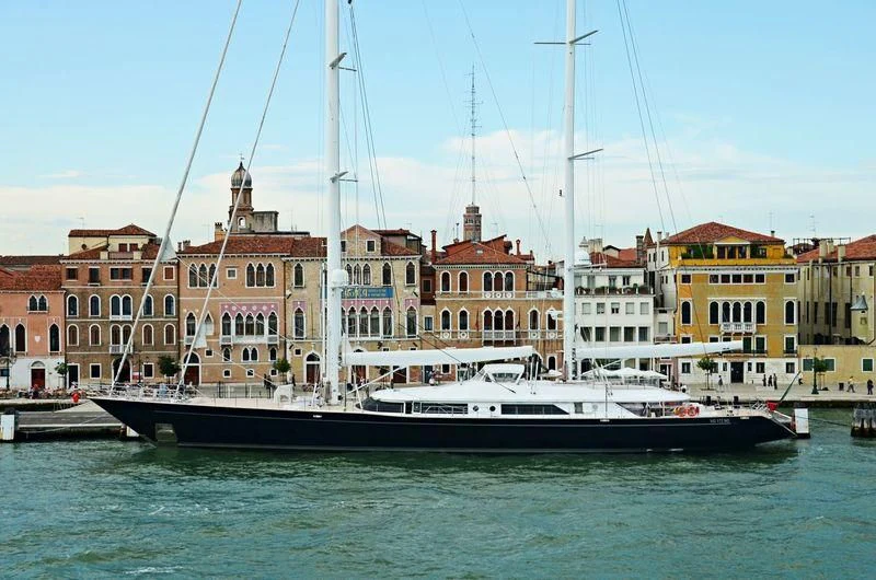 a boat on the water aboard PIROPO Yacht for Sale