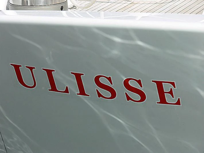 logo aboard ULISSE Yacht for Sale