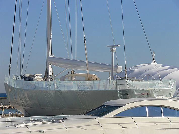 a group of boats on a dock aboard ULISSE Yacht for Sale