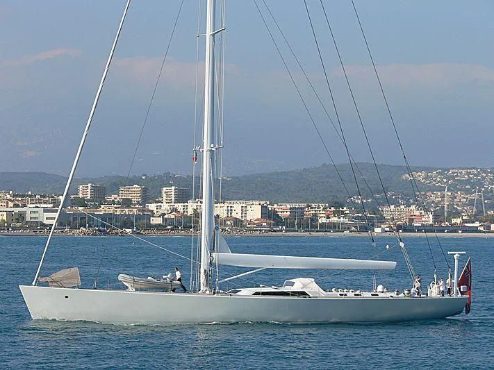 a white boat on the water aboard ULISSE Yacht for Sale
