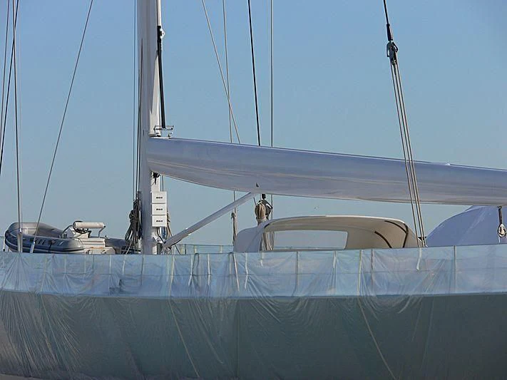 a person on a boat aboard ULISSE Yacht for Sale