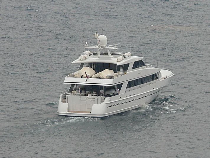 a boat on the water aboard WOLFOZ Yacht for Sale