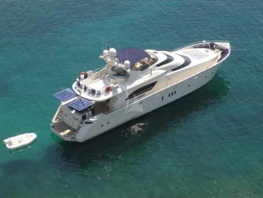 a boat on the water aboard LADY CAROLA Yacht for Sale