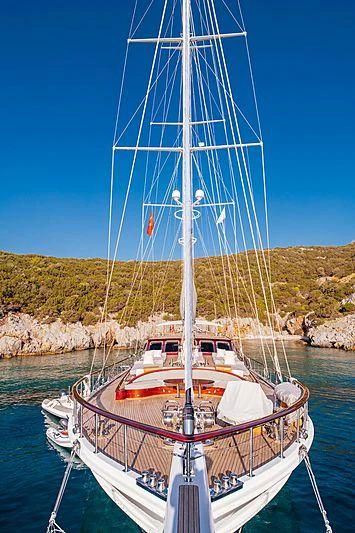 a sailboat on the water aboard HIC SALTA Yacht for Sale