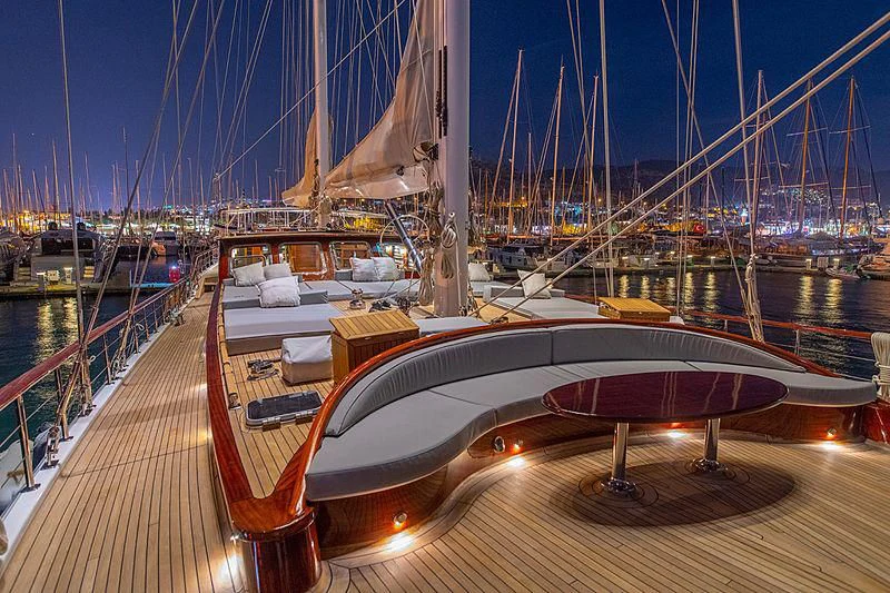 a boat on the water aboard HIC SALTA Yacht for Sale