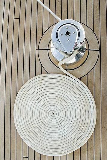 a circular object with a round object on it aboard HIC SALTA Yacht for Sale
