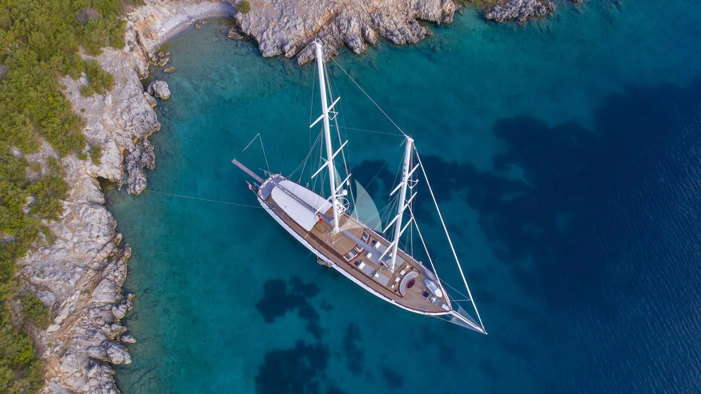a boat on the water aboard HIC SALTA Yacht for Sale