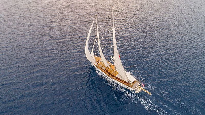 a boat on the water aboard HIC SALTA Yacht for Sale