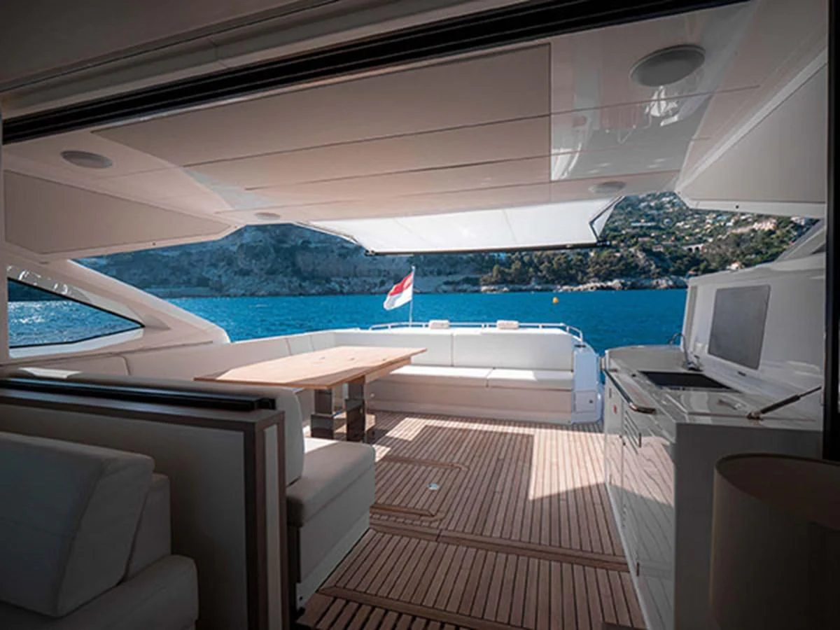 a boat on the water aboard VALERIA Yacht for Sale