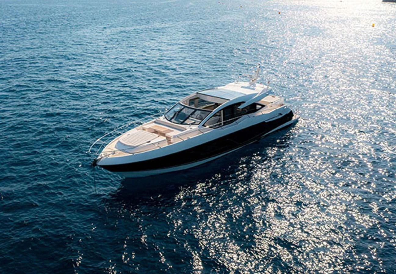 a boat in the water aboard VALERIA Yacht for Sale