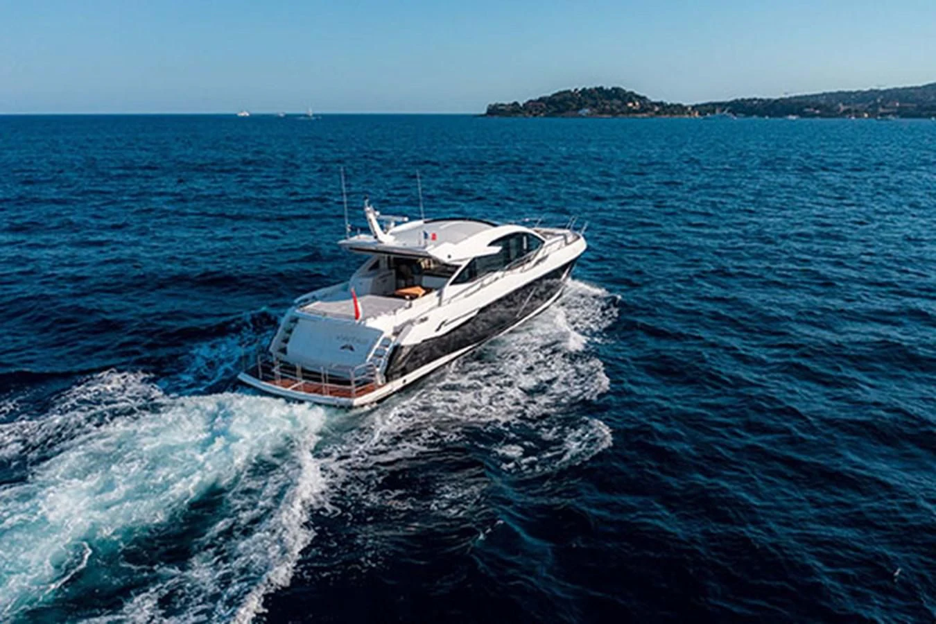 a boat on the water aboard VALERIA Yacht for Sale