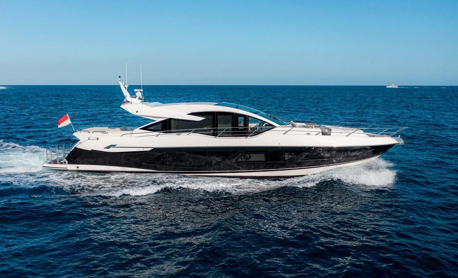 a boat on the water aboard VALERIA Yacht for Sale