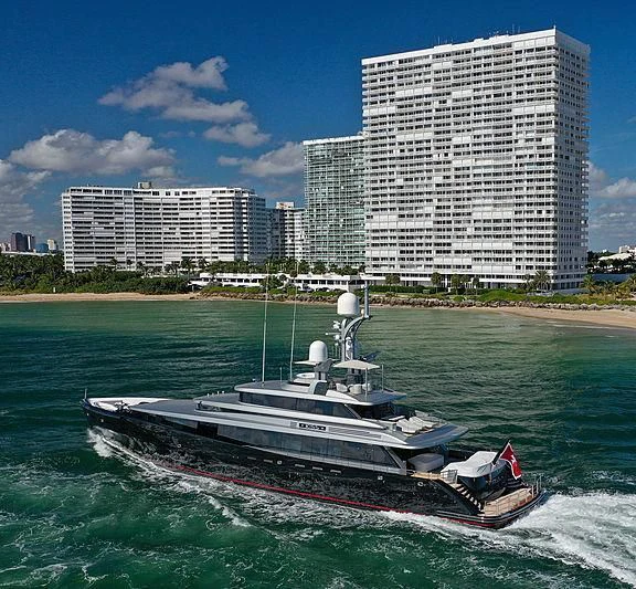 a boat on the water aboard LADY VICTORIA Yacht for Sale