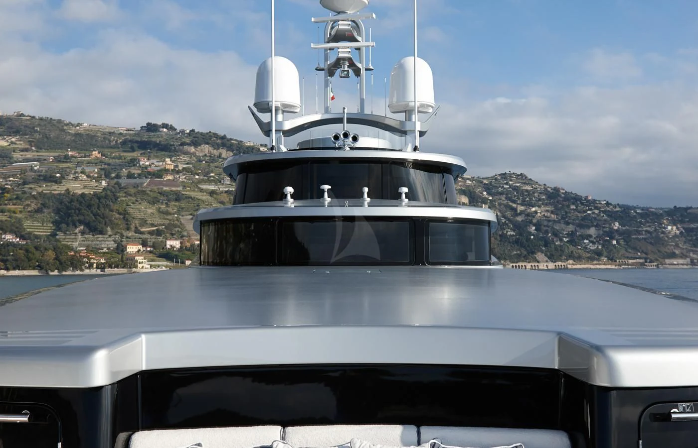 a boat on the water aboard LADY VICTORIA Yacht for Sale
