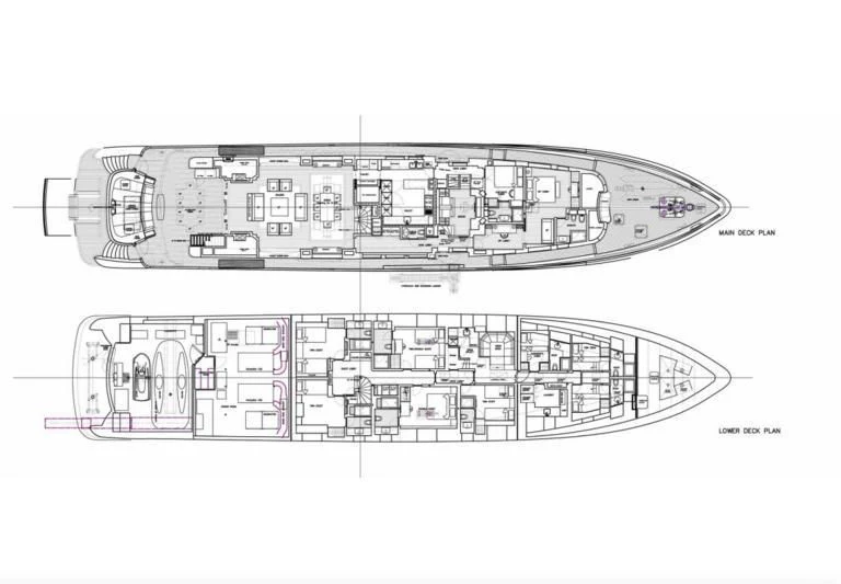 diagram aboard LADY VICTORIA Yacht for Sale