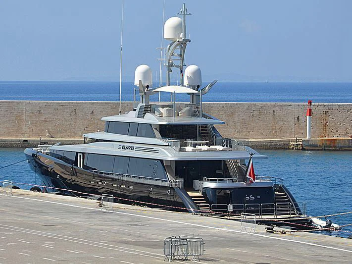 a boat on the water aboard LADY VICTORIA Yacht for Sale