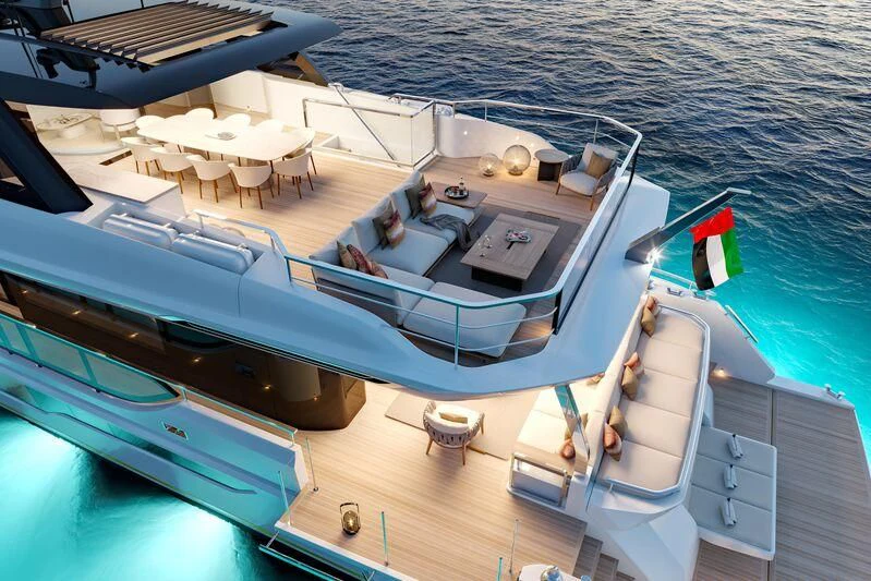 a boat on the water aboard CHARISMA Yacht for Sale