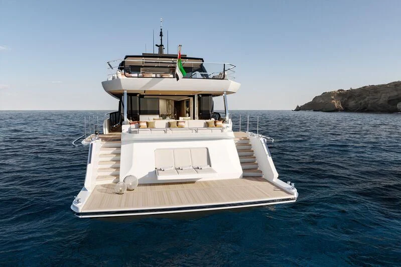 a boat in the water aboard CHARISMA Yacht for Sale