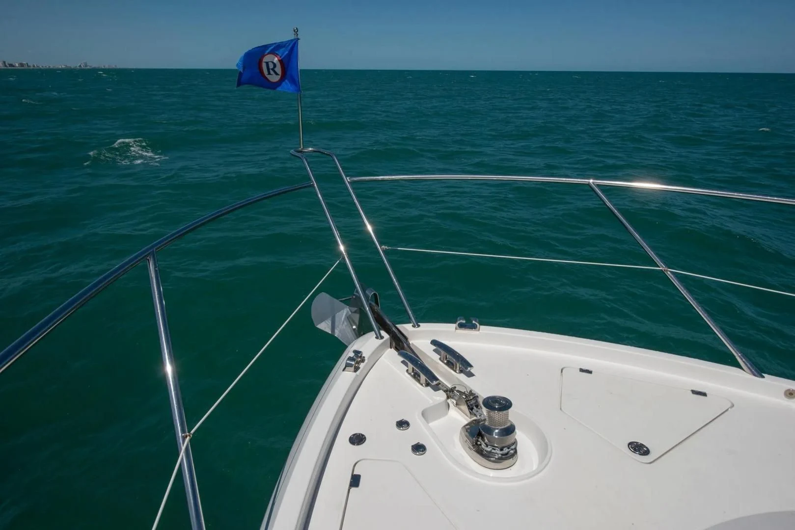 a boat on the water aboard LIQUIDITY Yacht for Sale
