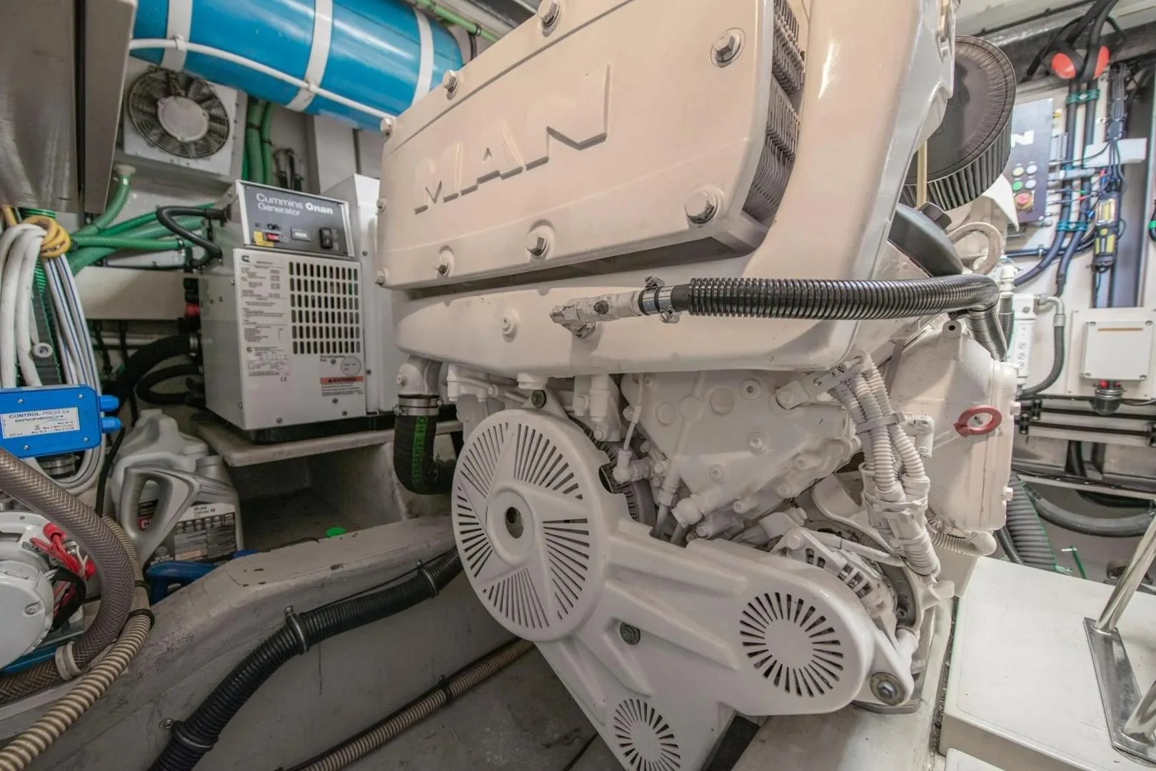 a machine with a large piece of equipment on it aboard LIQUIDITY Yacht for Sale
