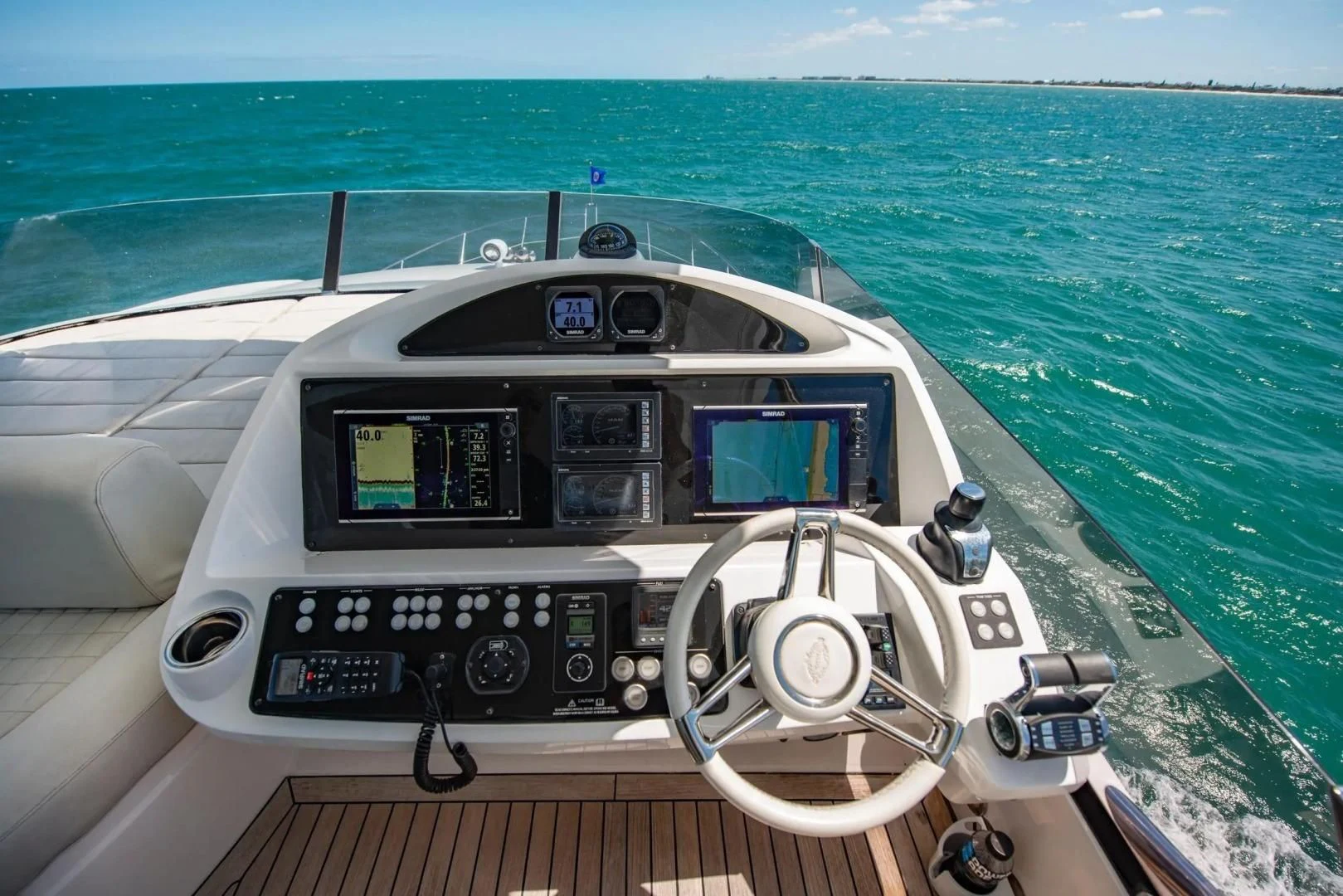 a boat on the water aboard LIQUIDITY Yacht for Sale