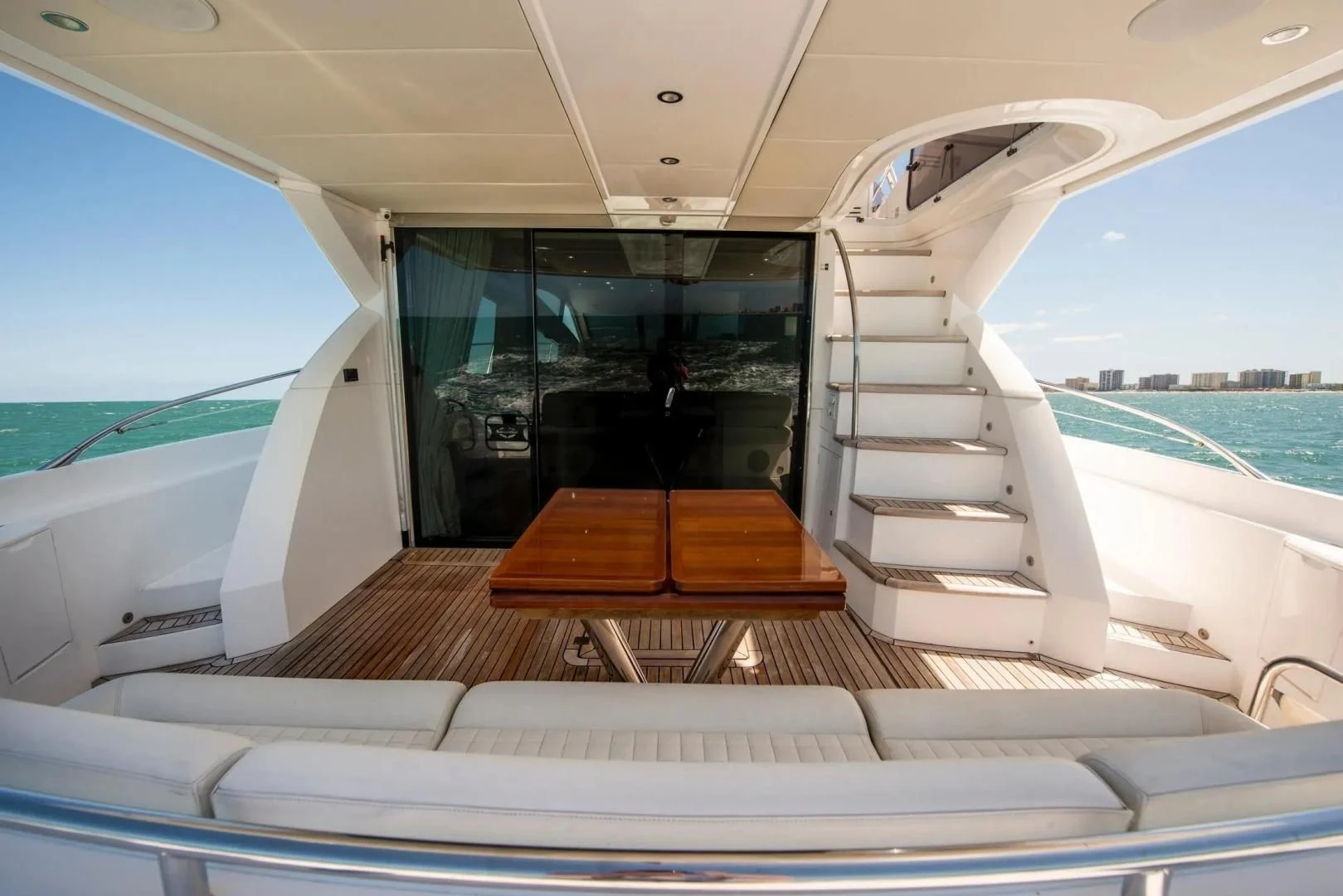 inside of a boat aboard LIQUIDITY Yacht for Sale