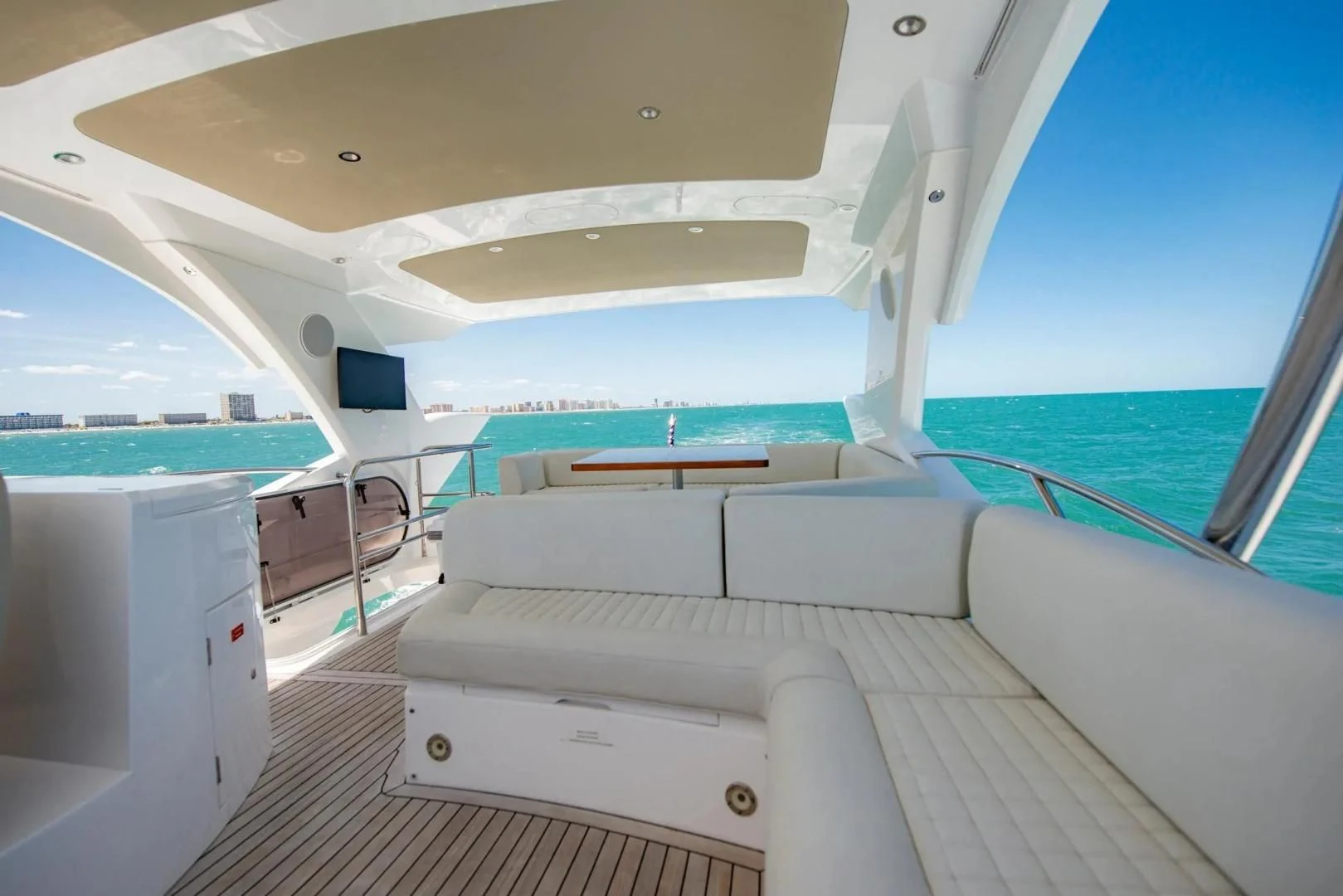 a boat on the water aboard LIQUIDITY Yacht for Sale