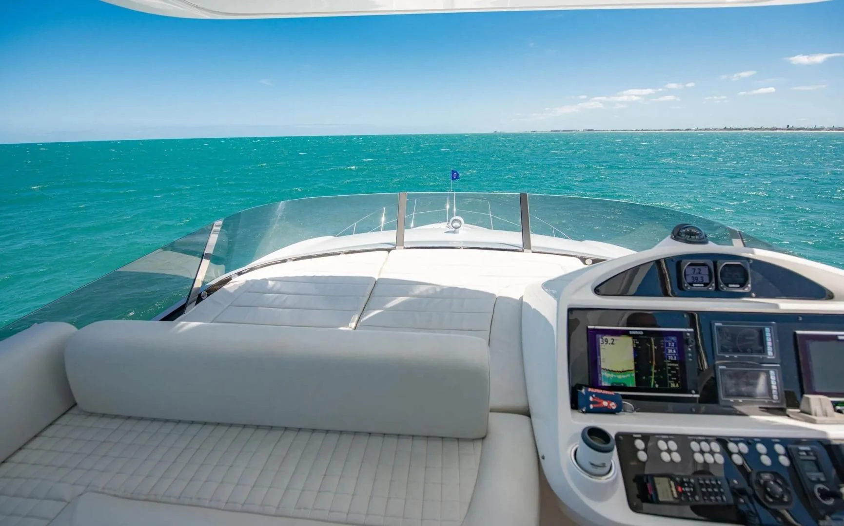 a boat on the water aboard LIQUIDITY Yacht for Sale