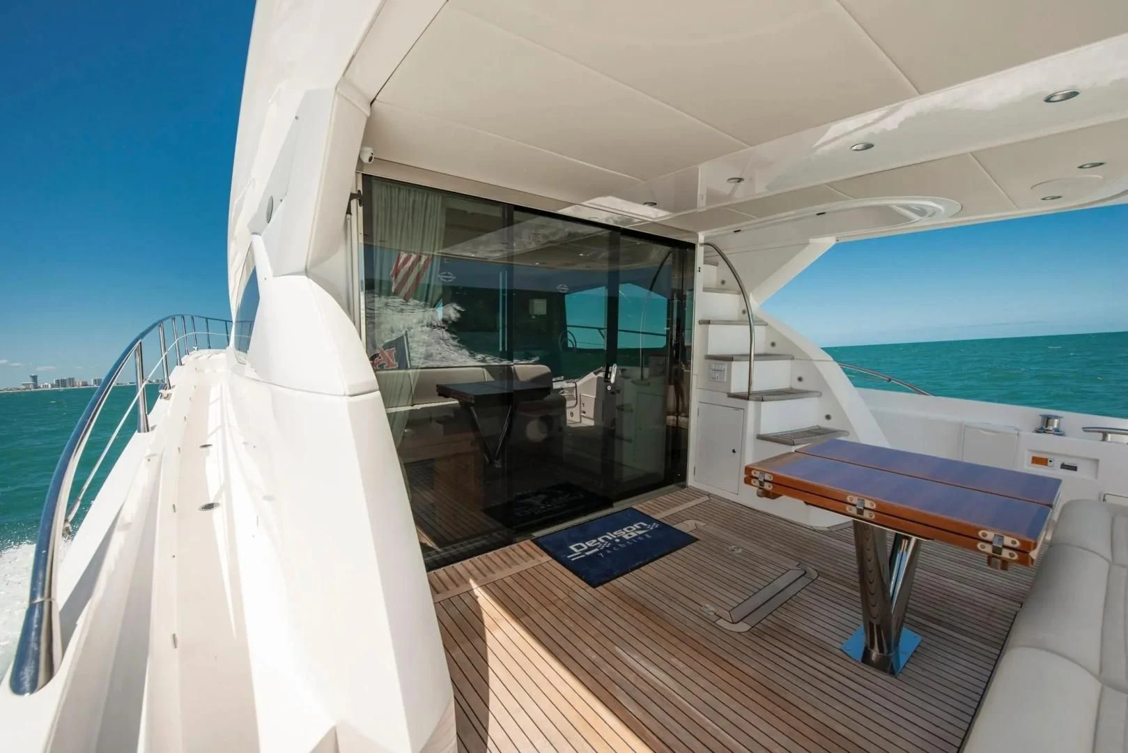 a boat on the water aboard LIQUIDITY Yacht for Sale
