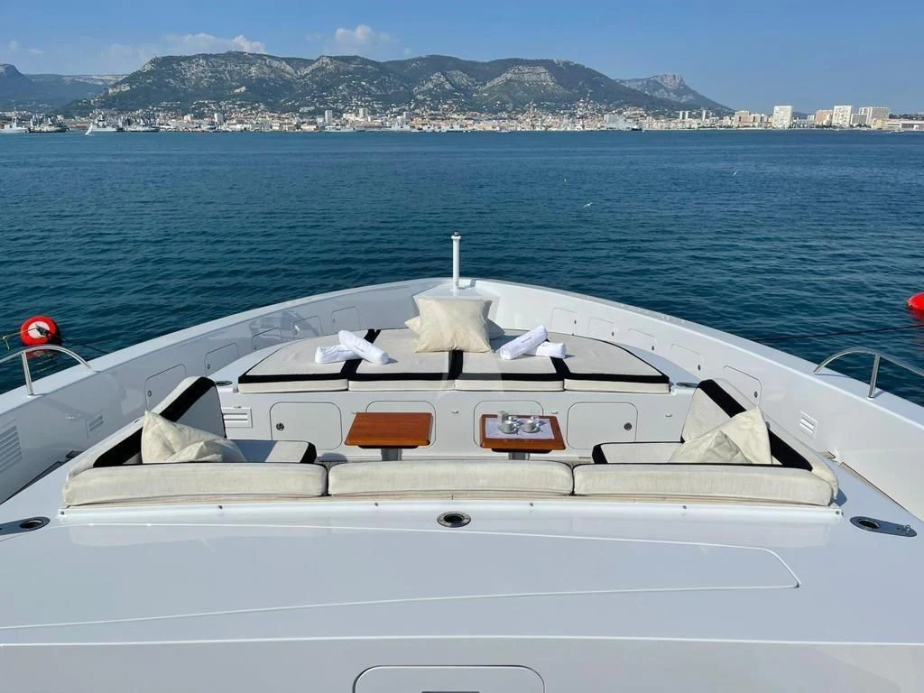 a boat on the water aboard ROCKET Yacht for Sale