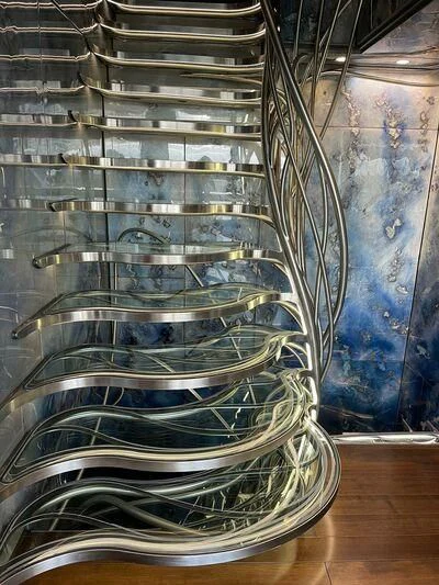 a close-up of a glass container aboard ROCKET Yacht for Sale
