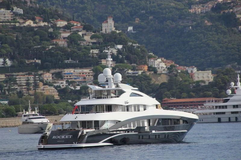a boat on the water aboard ROCKET Yacht for Sale