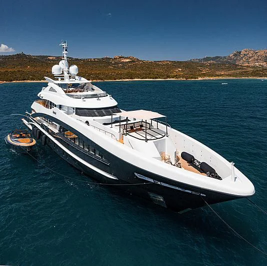 a boat in the water aboard ROCKET Yacht for Sale