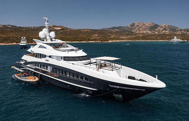 a boat on the water aboard ROCKET Yacht for Sale