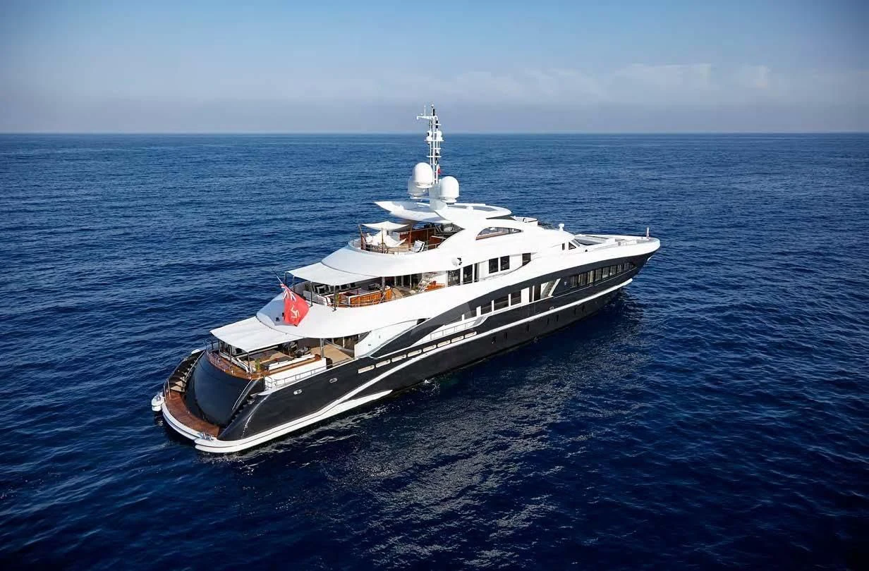a ship in the water aboard ROCKET Yacht for Sale