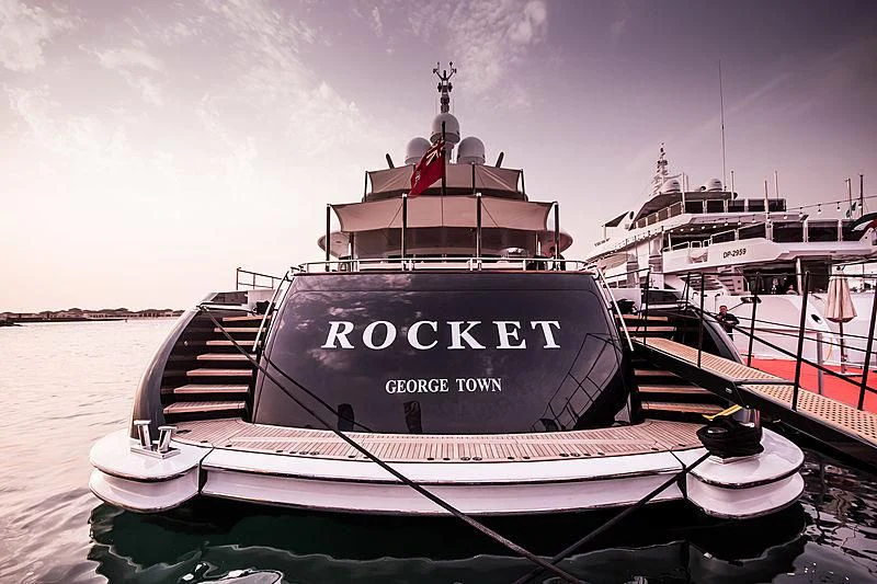 a boat on the water aboard ROCKET Yacht for Sale