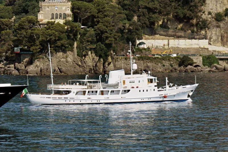 a boat on the water aboard DIONEA Yacht for Sale