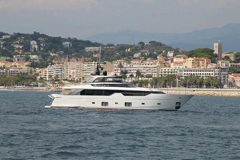 a boat in the water aboard ELA & SEA Yacht for Sale