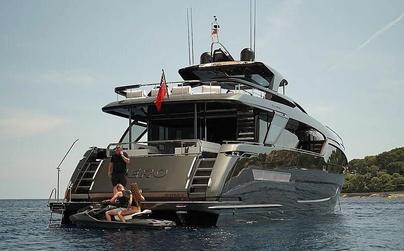 a boat in the water aboard NERO Yacht for Sale