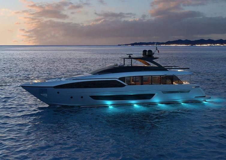 a boat in the water aboard NERO Yacht for Sale