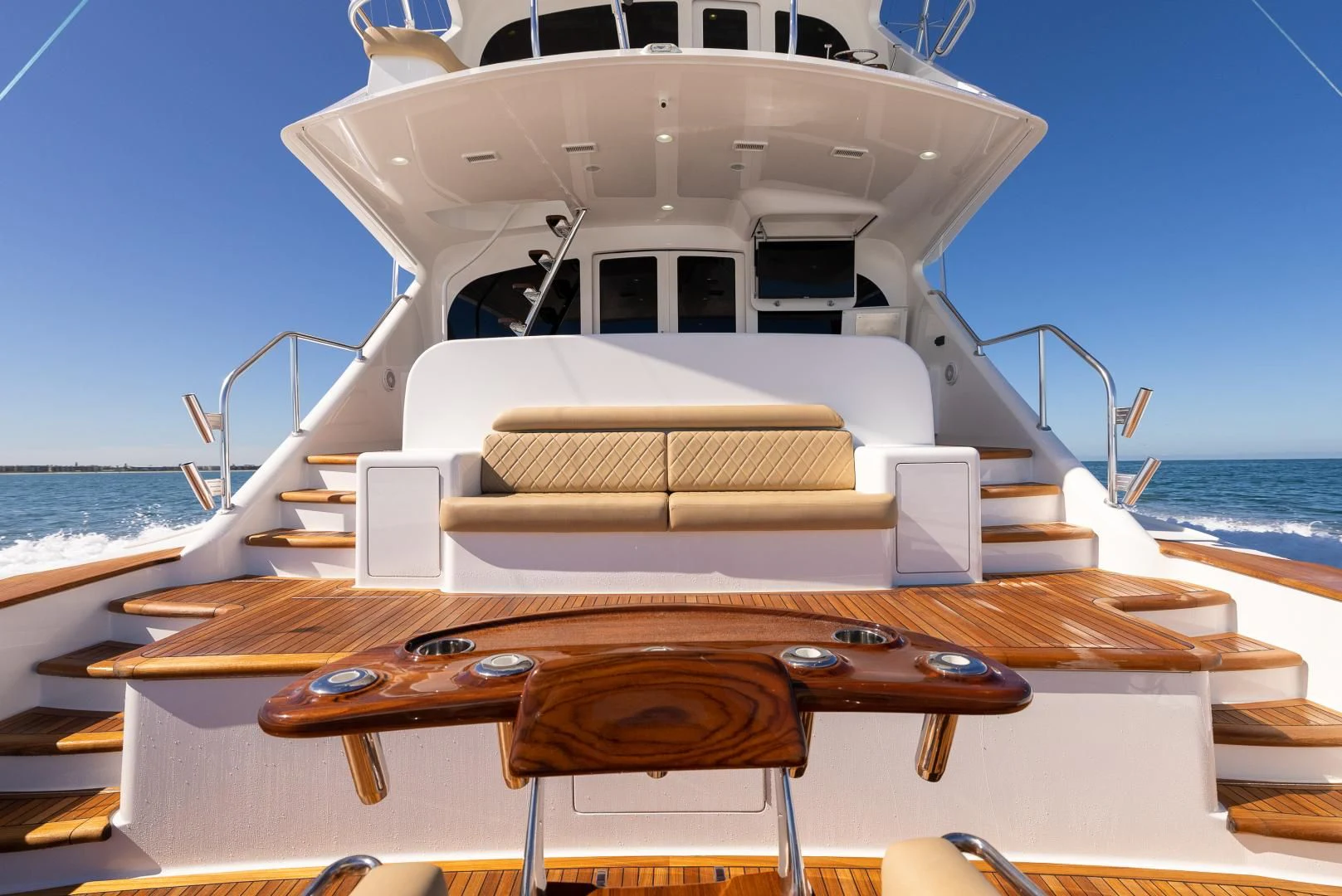 a boat on a table aboard AFTER MIDNIGHT Yacht for Sale