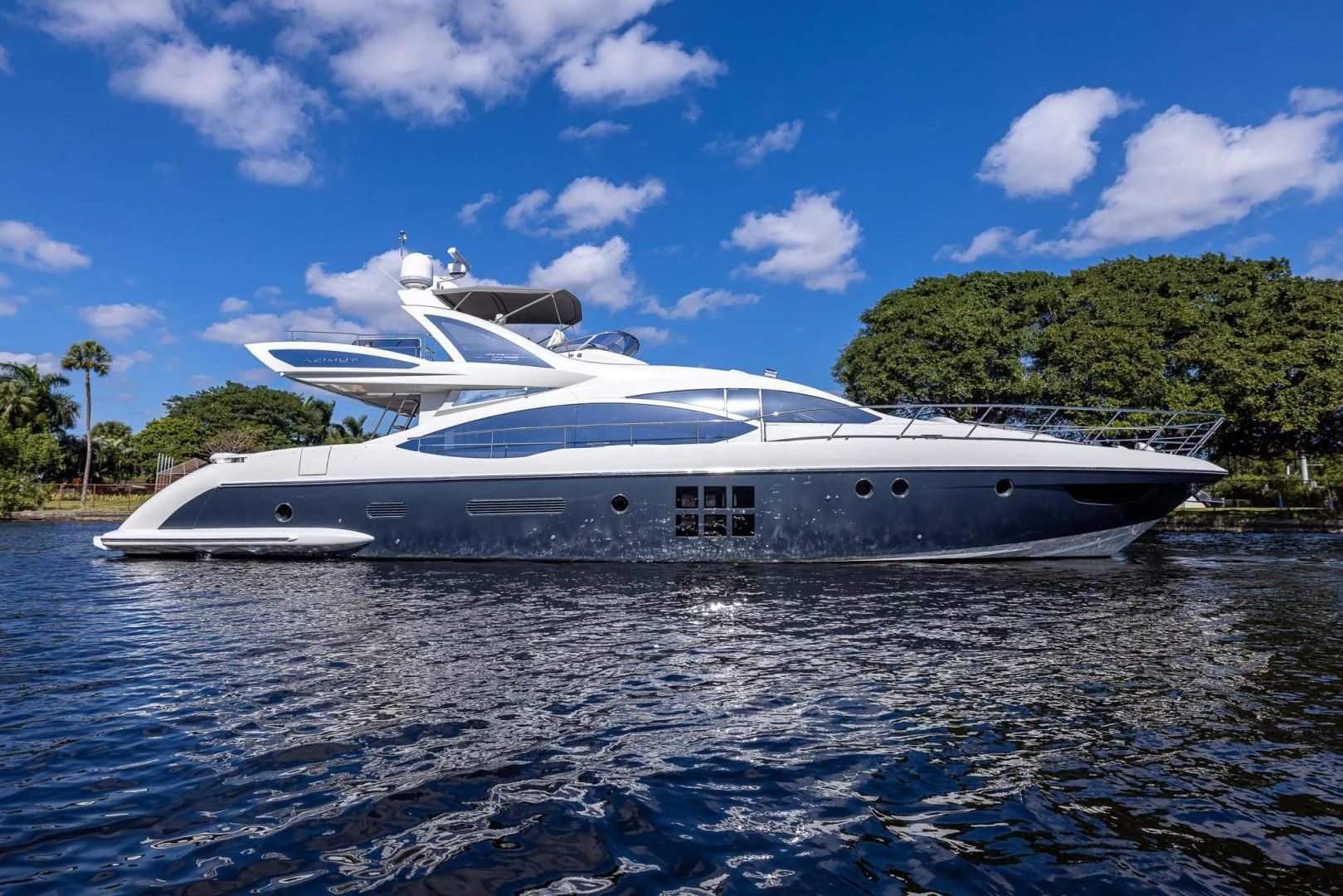 a yacht in the water aboard MEANT TO BE Yacht for Sale