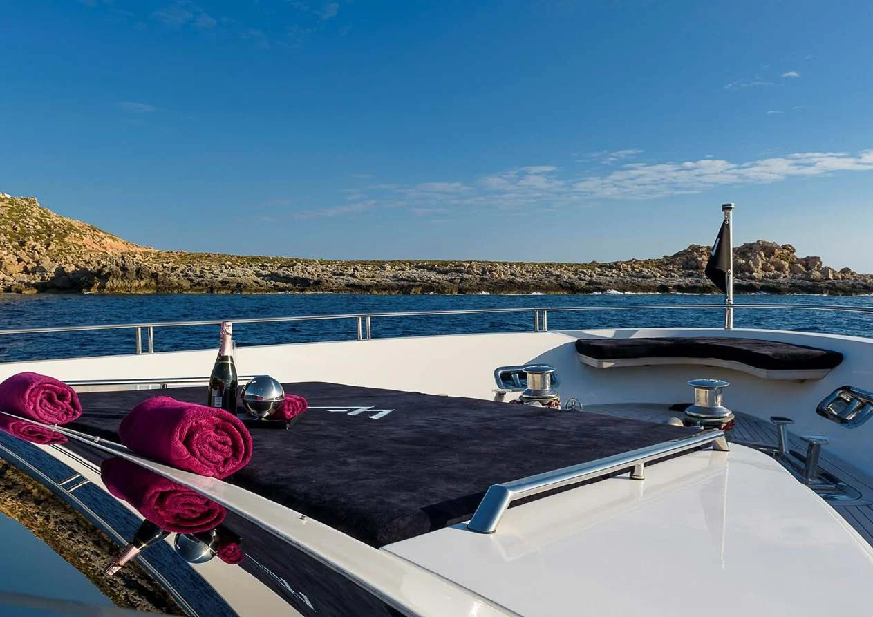 a boat on the water aboard MUSHA Yacht for Sale