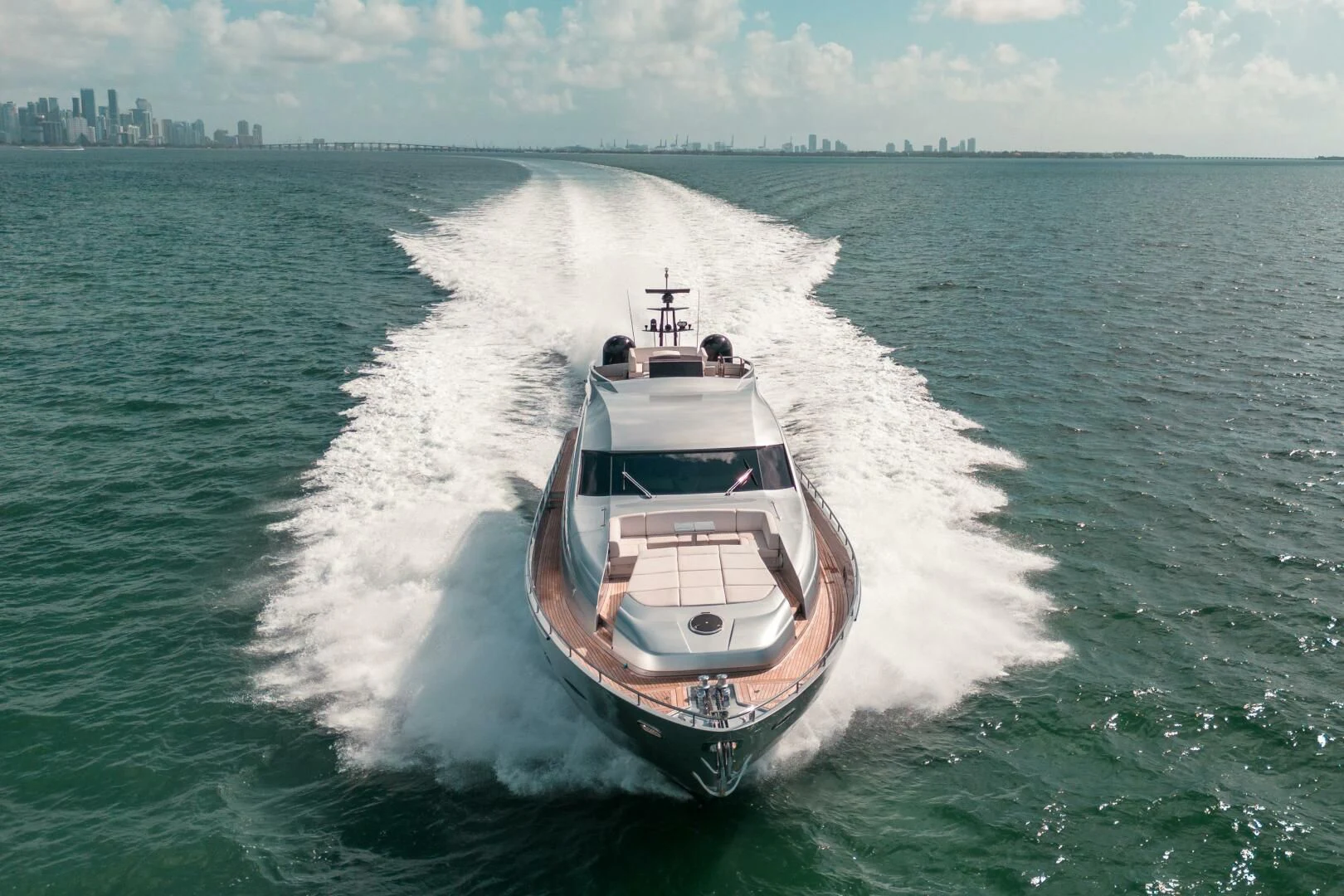 a boat on the water aboard CERSEI Yacht for Sale