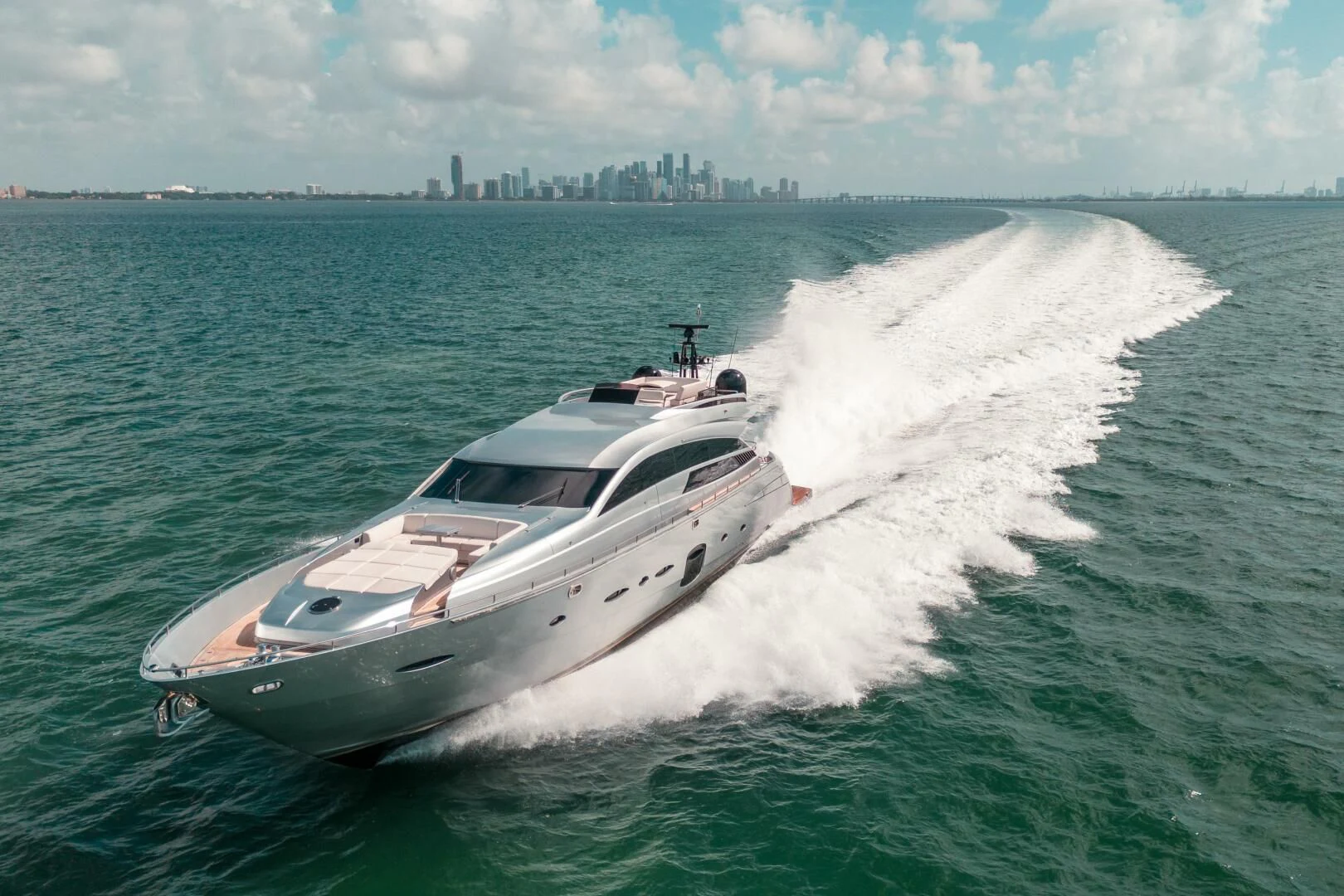 a boat on the water aboard CERSEI Yacht for Sale